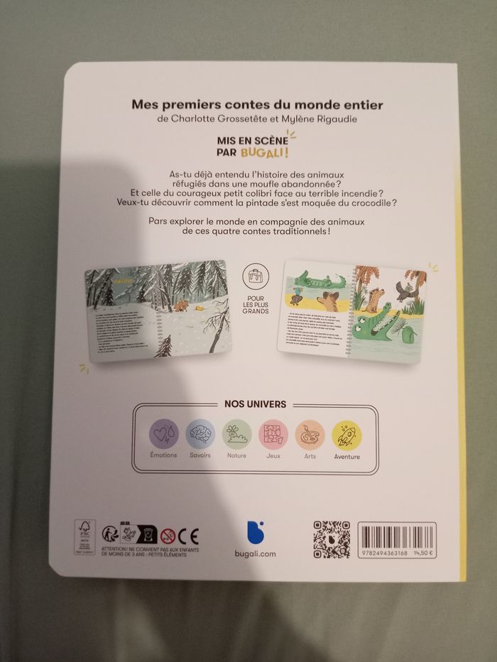 Livre Bugali neuf Mes premiers contes de monde - photo numéro 3