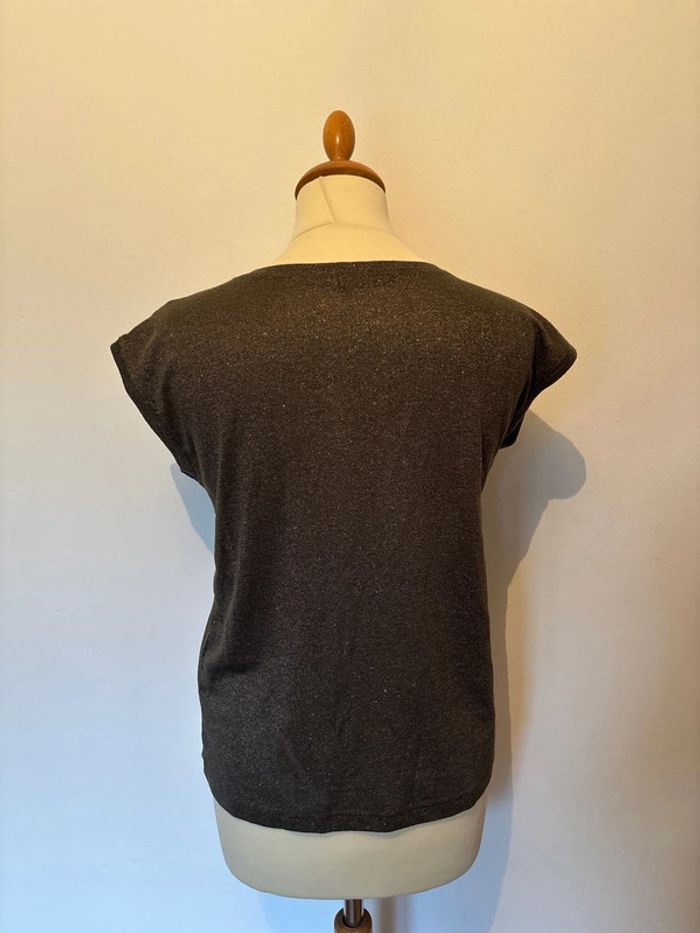 T-shirt à paillettes sans manches femme taille S Only - photo numéro 3
