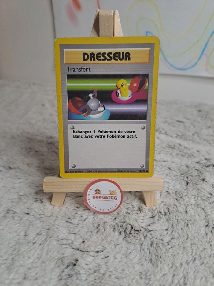 Carte pokemon dresseur transfert 95/102 set de base ed2 wizards