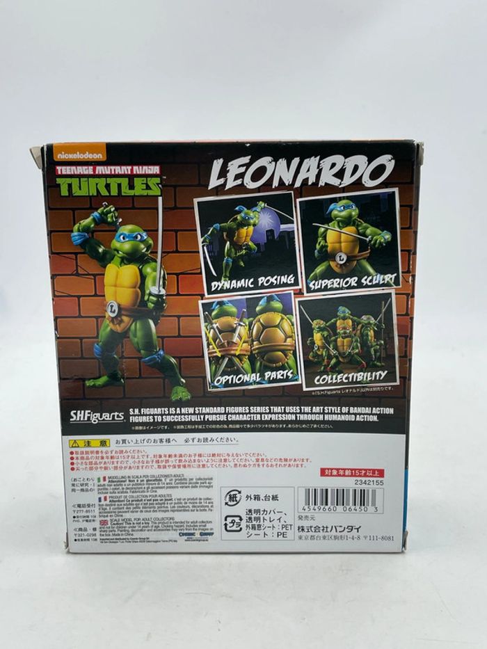 Figurine Teenage mutant Ninja Turtles SHFiguarts Leonardo Bandai - photo numéro 2