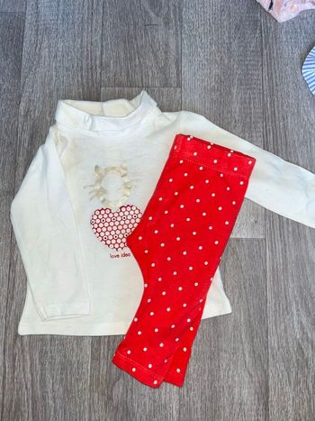 Ensemble fille 1mois