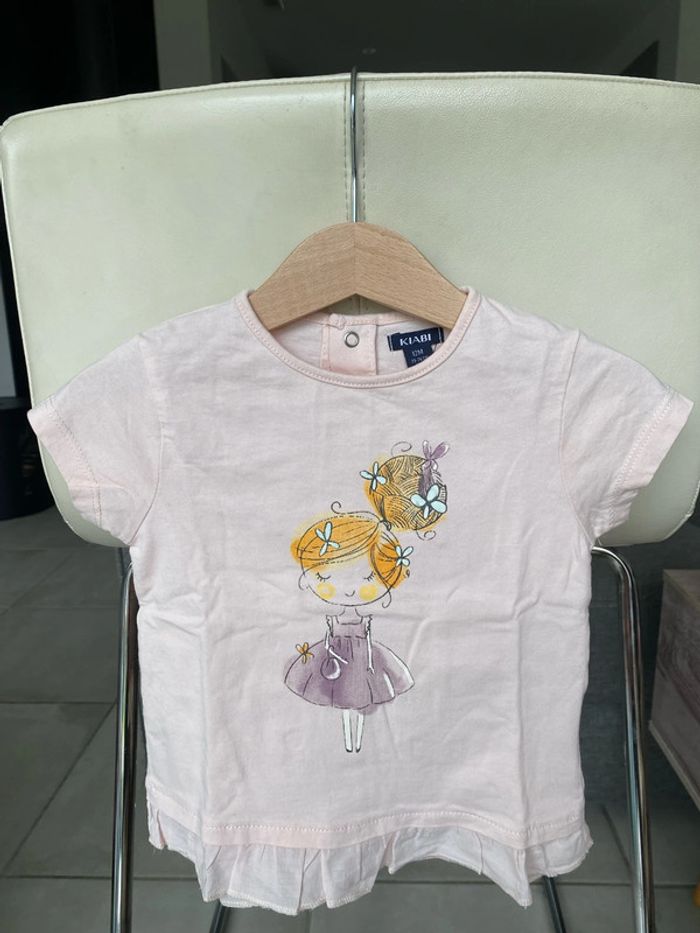 Lot de 3 tee-shirts manches courtes 12 mois - photo numéro 8