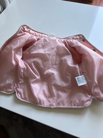 Manteau rose bébé