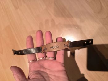 Bracelet en cuir Hugo
