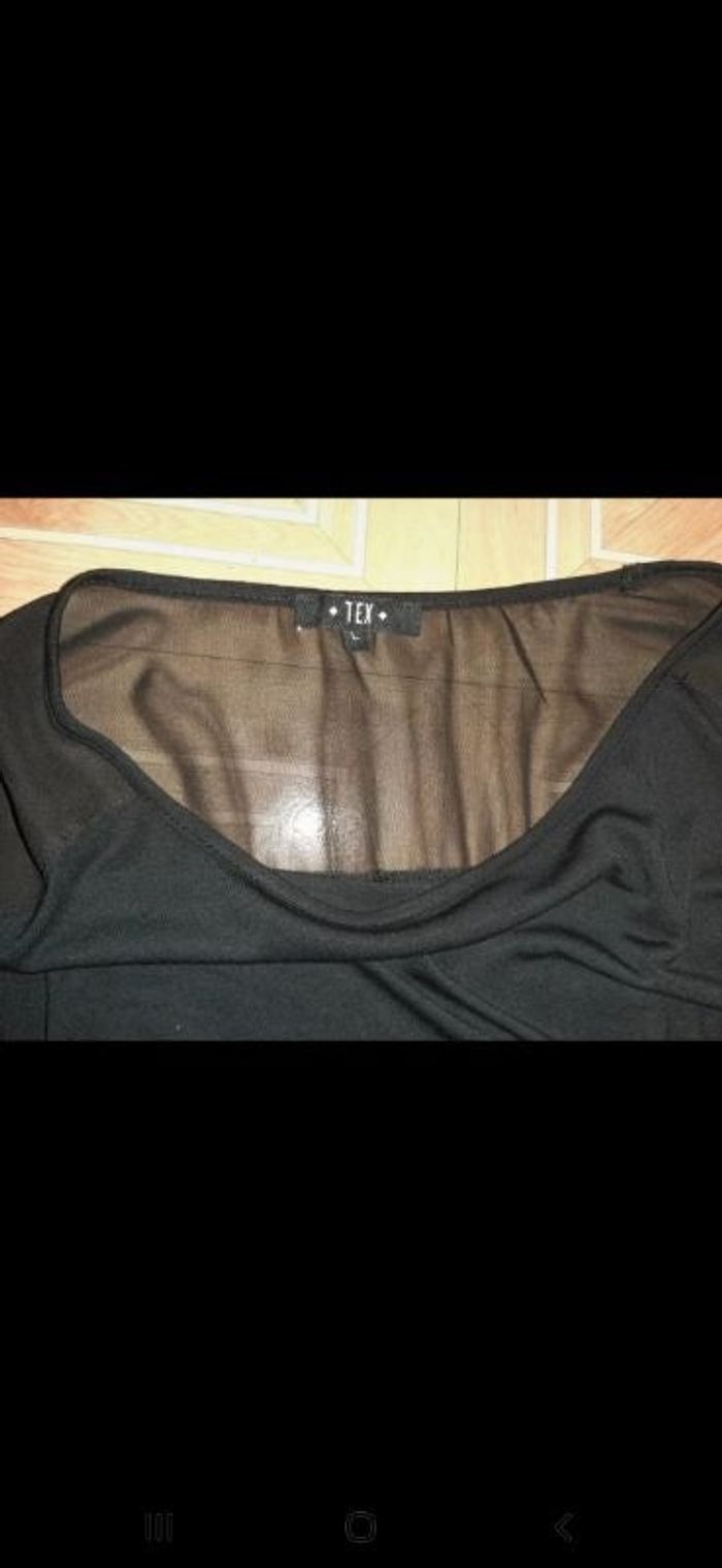 tee shirt noir Tex taille L