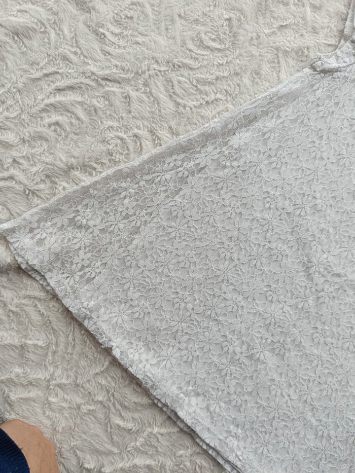 Robe de fête anniversaire mariage Noël baptême Fille 5 ans broderie fleurs In Extenso - photo numéro 4