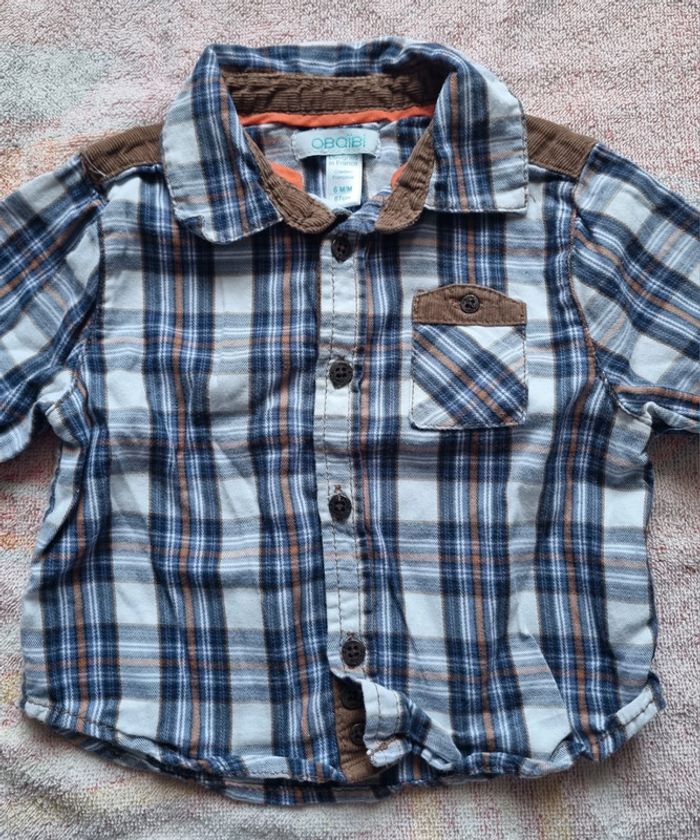 Chemise obaibi 6 mois garçon - photo numéro 2