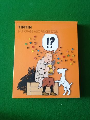 Tintin Livre Pop up Le crabe aux pinces d'or