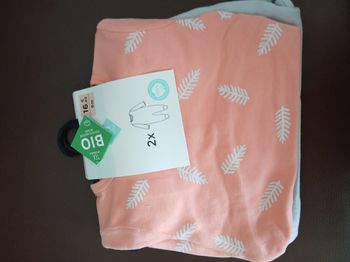 lot 2 pyjamas en coton fille tex baby 67 cm 6 mois 