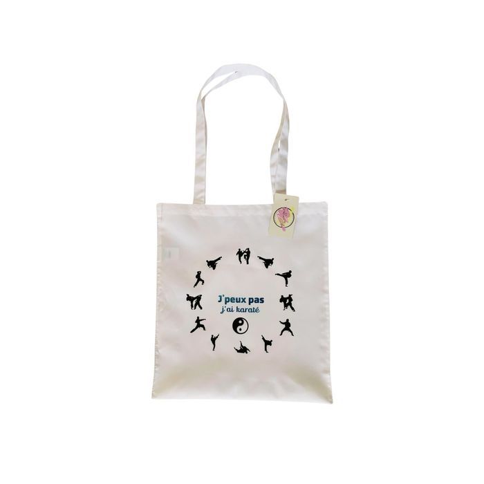 Sac personnalisable « j’peux pas j’ai karaté » - photo numéro 2