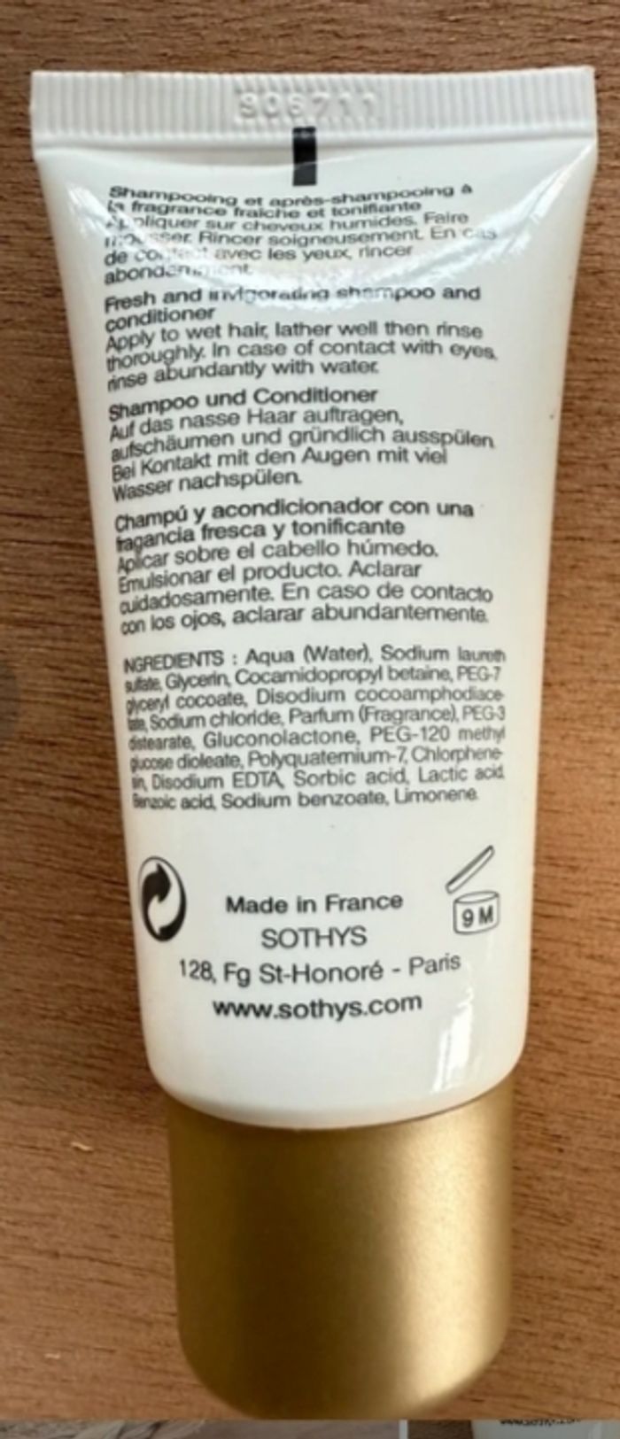 100 shampoing 30ml Sothys - photo numéro 2