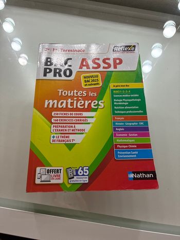 Livre de révision bac pro ASSP 