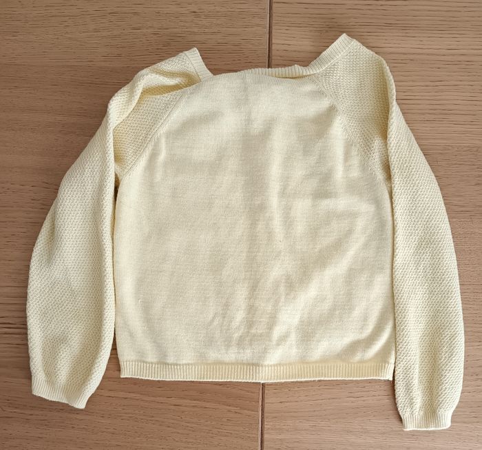Gilet cardigan Sergent Major jaune pâle 4 ans 104 cm fille - photo numéro 8