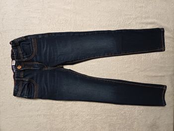 Jean bleu Okaïdi skinny bi-strecht 8 ans (réf perso V123)(familleac72)