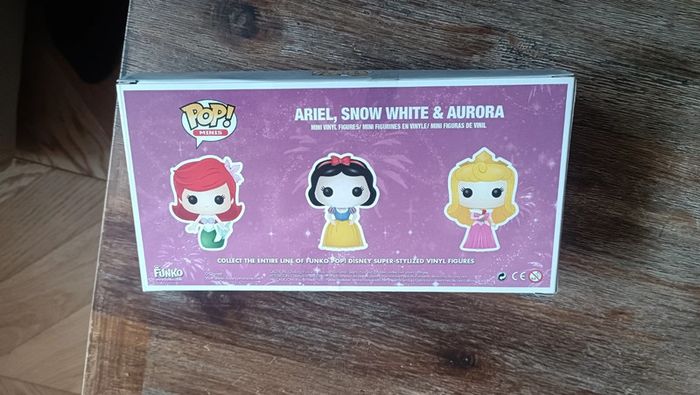 Funko pop 3 pack Ariel , Snow white, aurora - photo numéro 3