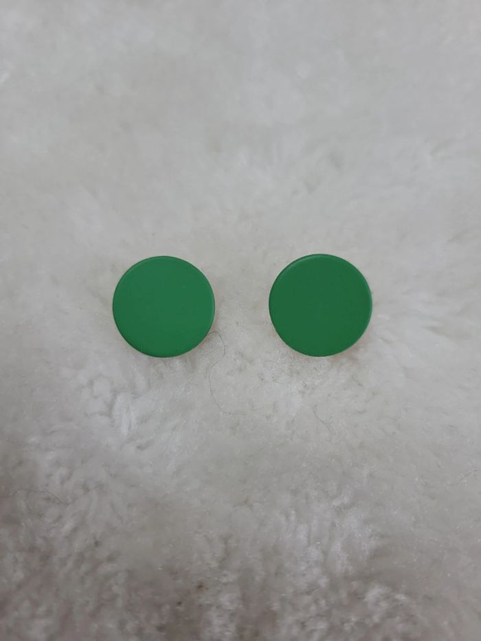 Clips rond vert menthe