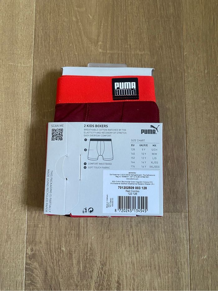 Lot 2 boxers Puma 8 ans 128 cm neuf - photo numéro 2