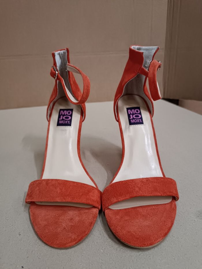 Sandales à talons corail Mojo Moxy taille 39,5 - photo numéro 3