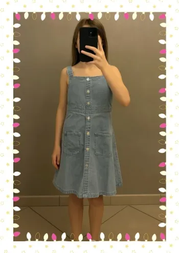 🌸 Robe en jean Petit Bateau - Taille 12 ans 🌸