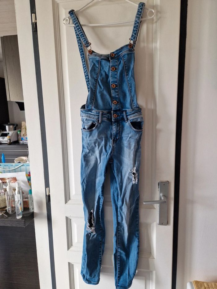 Salopette en jean stradivarius taille 36 S blei