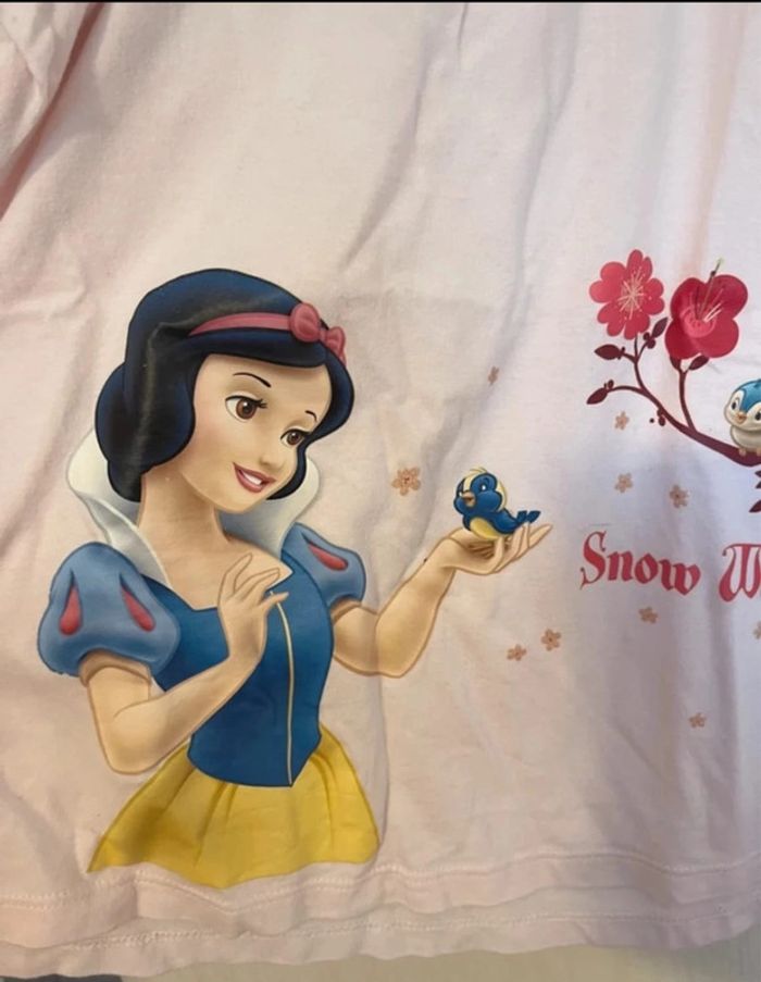 T-shirt blanche neige - photo numéro 2