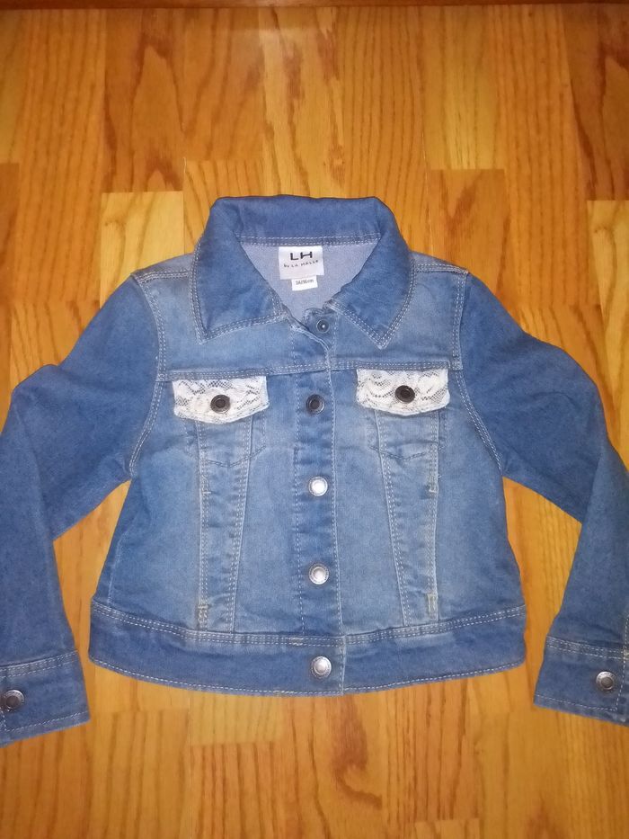 Veste jean 3 ans La Halle Etat neuf - photo numéro 2