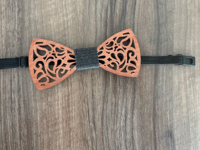 Noeud papillon en bois - photo numéro 3