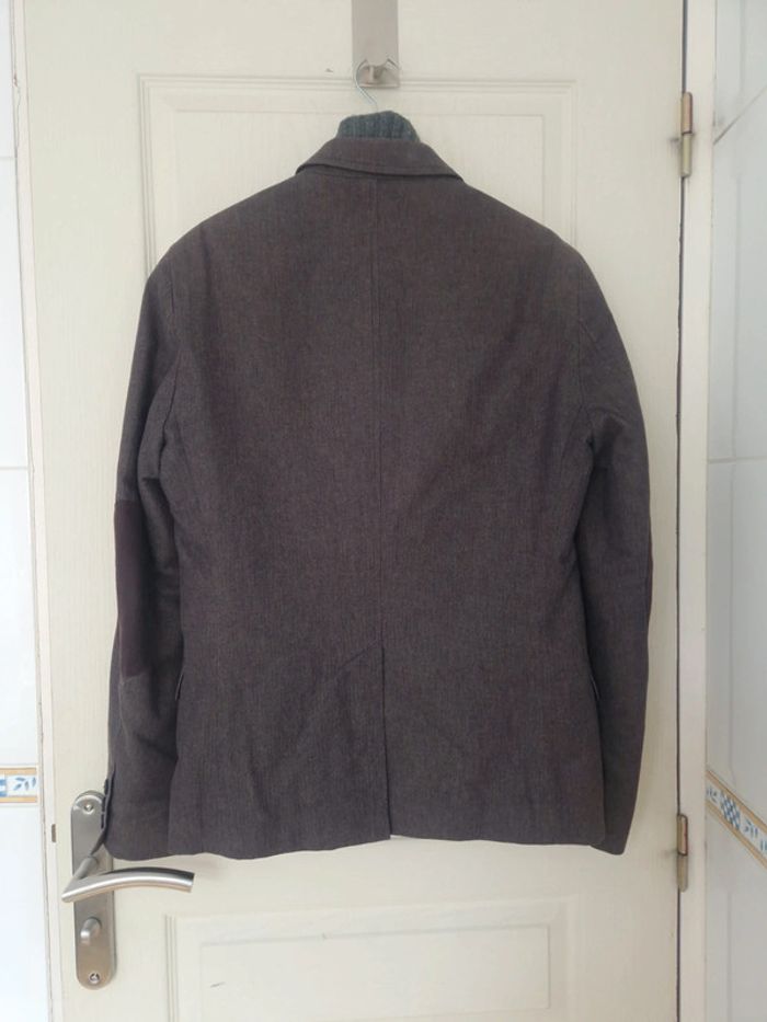 Veste blazer gris homme 100% coton celio taille S/36 - photo numéro 8