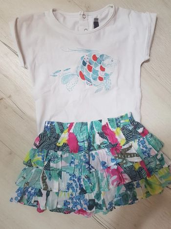 Ensemble estival fille catimini 3ans