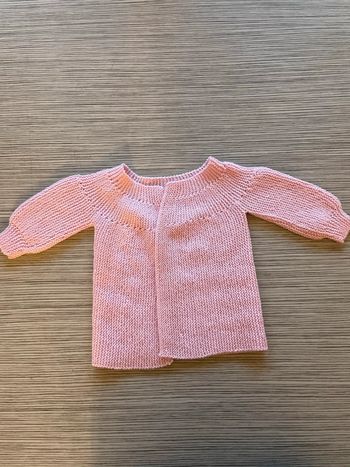 Brassière laine faite main 6 mois