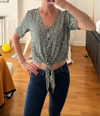 Blouse manches courtes bohème