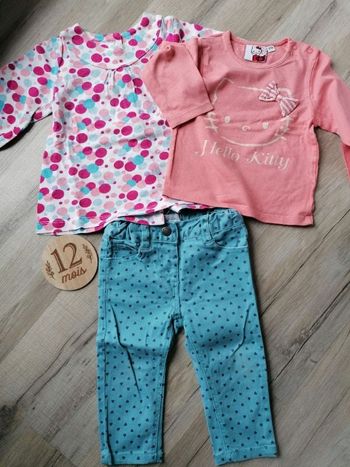 Pantalon tshirt 12 mois