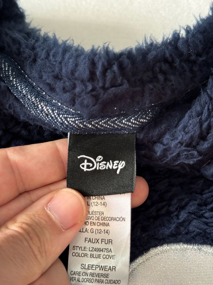 Sweat / pull de nuit Disney Mickey bleu marine – Taille L enfant – matière douce moumoute - photo numéro 8
