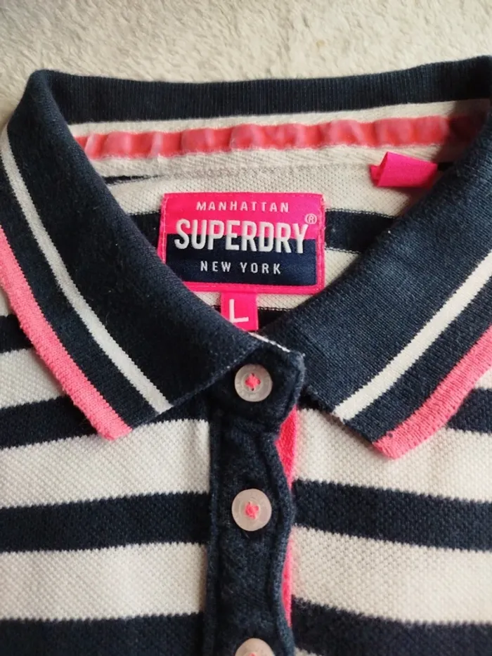 Polo femme Superdry taille L - photo numéro 2