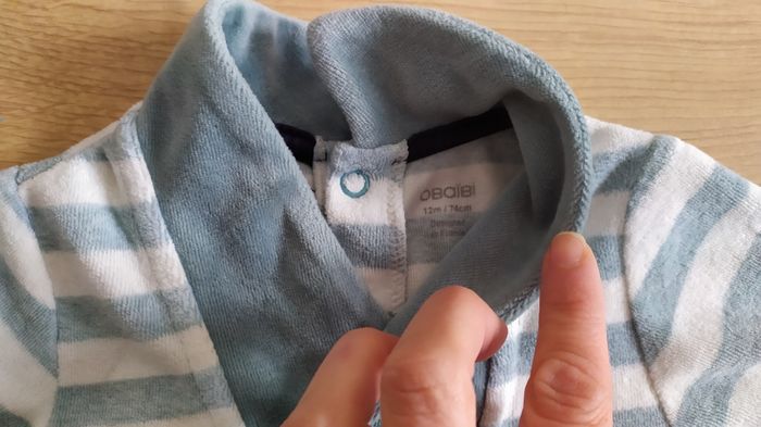 Pyjama chaud Okaïdi taille 12 mois - photo numéro 3