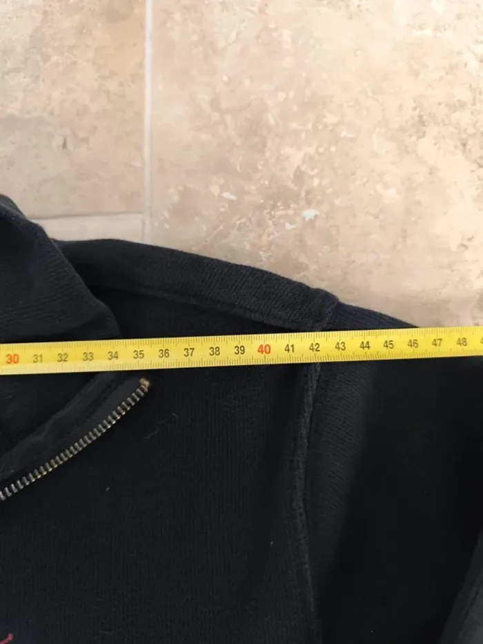 Pull quart zip camionneur Ralph Lauren Noir logo rouge Garçon 15 ans (XL 18/20) - photo numéro 6