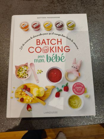 Livre batch coocking bébé