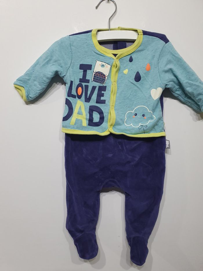 Pyjama une pièce à pied