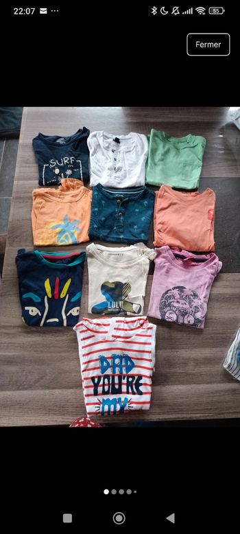Lot de 10 tee shirts 3 ans