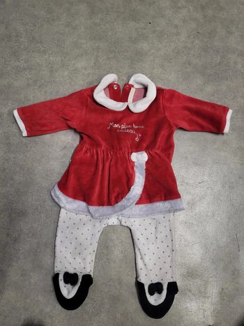 pyjama grenouillère tenue noel fille 3 mois