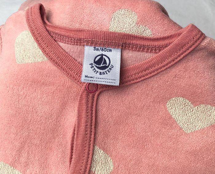 Pyjama velours Petit Bateau 3 mois - photo numéro 3