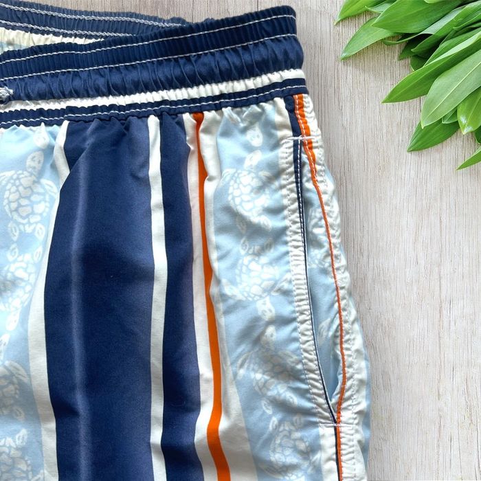 Short de bain homme Vilebrequin – Taille L – Rayé bleu, blanc, orange - photo numéro 4