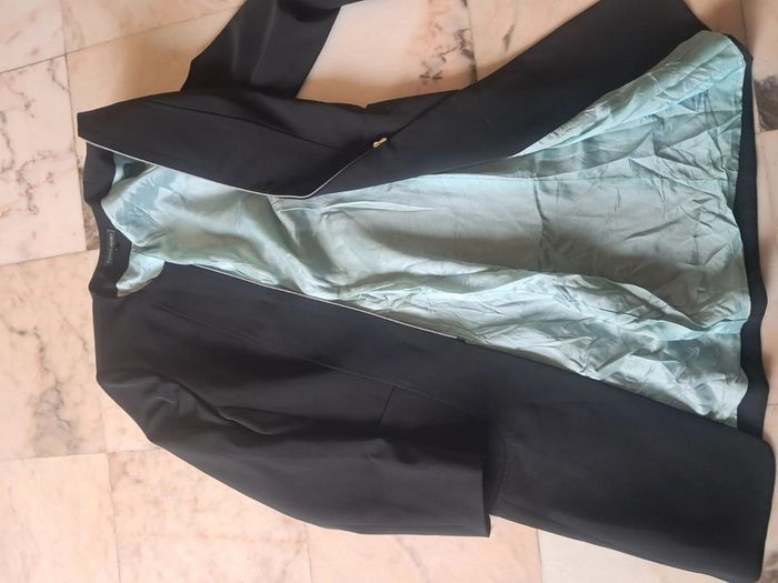 Patrick Mendes veste longue noire T.36/38 - photo numéro 11