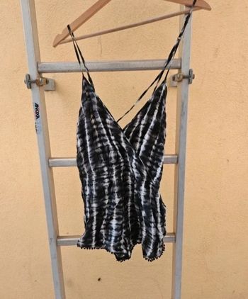 Combishort tye and dye gris et blanc Undiz