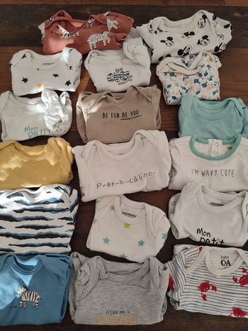 17 Bodies manches courtes