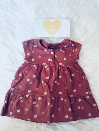 3 mois - Robe pomme