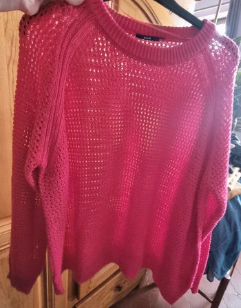 Pull rose flashi kiabi crochet 2xl neuf jamais porté sans étiquette