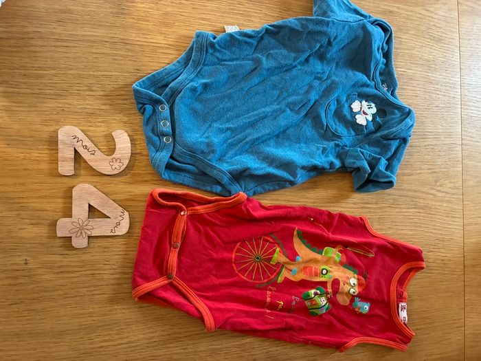 Lots bodies manches courtes 24 mois - photo numéro 4