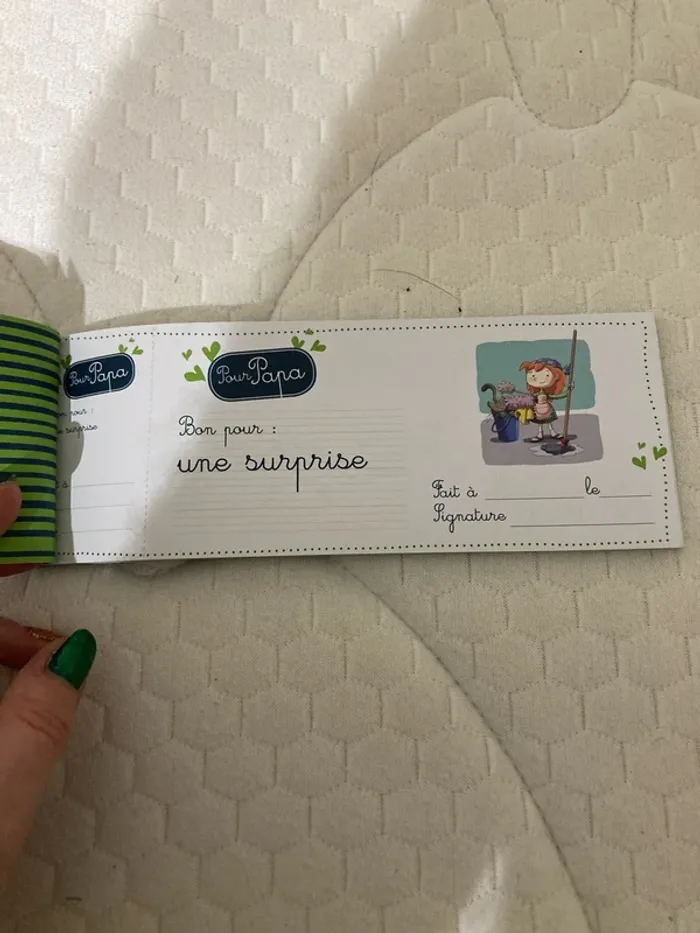 Chéquier cadeaux papa - photo numéro 4