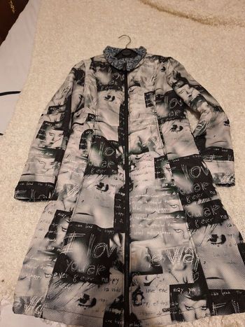 Doudoune legere desigual réversible